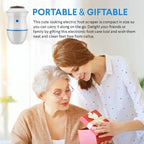 Back Callus Remover with Built-In Vacuum – Electric Foot Grinder for Dead Skin, Cracked Heels &amp; Calluses, Rechargeable Pedicure Tool with Gentle &amp; Powerful Exfoliation