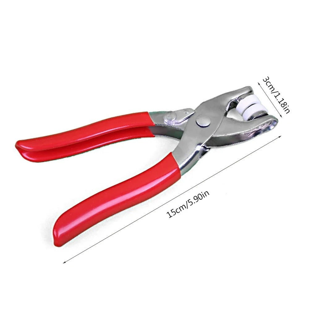 Plier Tool with 50 Sets Metal Snap Buttons – Thickened Snap Fastener Kit for DIY Crafting, Sewing, Leather, Bags, Clothes &amp; Accessories, Durable &amp; Easy to Use Installation