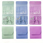 16pcs Professional Manicure &amp; Pedicure Set – Nail Clippers, Cuticle Nippers &amp; Grooming Tools with Travel Case (Random color)
