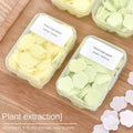 Pack of 2 Portable Disposable Soap Tablets – 50 Sheets per Box, Travel-Friendly Soap Paper (Random Color)