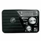 YUEGAN YG-518URT 3-Band Portable Radio with USB/TF MP3 Player, Aux Input, Flashlight &amp; Rechargeable Battery – AM/FM/SW