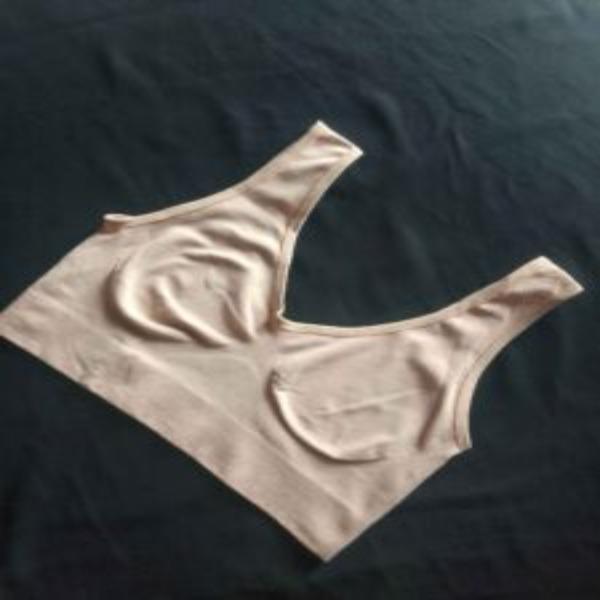 Ladies Air Bra – Soft Jersey Fabric, Plain Non-Padded Design, Comfortable &amp; Lightweight Everyday Wear Lingerie in Skin Color ( Stretchable Size )