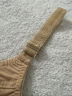 Plain Non-Padded Cotton Bra – Lightweight &amp; Comfortable Everyday Wear | Beige, Sizes 32–42