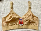 Plain Non-Padded Cotton Bra – Lightweight &amp; Comfortable Everyday Wear | Beige, Sizes 32–42