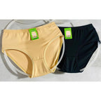 Pack of 2 Cotton Panties – Comfortable &amp; Lightweight Plain Design (S, M, L )(Random color)