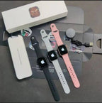 Apple logo series 9 Smart Watch- With 2 Straps - Premium Quality Apple Logo Smart Watch With 49mm Big Display(random color )