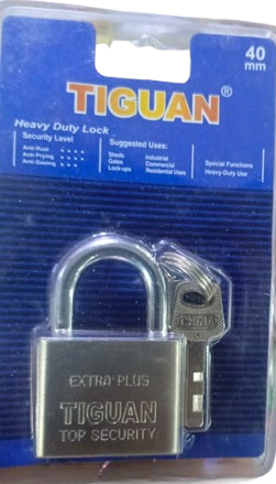 Tiguan Lock High Security , Security Lock, Key Lock, With 3 Keys