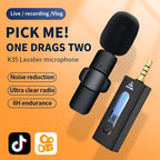 ULTIMATE K35 Professional Vlogging High Quality Collar Wireless Microphone