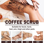 Pack Of 02 | WOKALI Coffee Sherbet Body Scrub 350ml And Whitening Cream 30ml  for Private Areas &amp; Private Part - Underarm