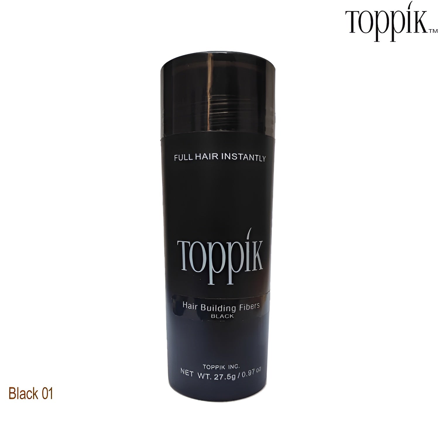 Toppik Hair Building Fiber (27g) + Spray Applicator ( Black &amp; Dark Brown Colors )