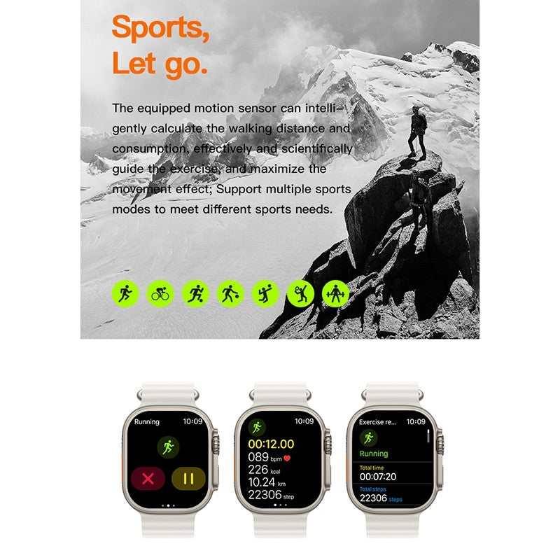 T800 Ultra 2 Bluetoth Smart Watch (Random Colour)