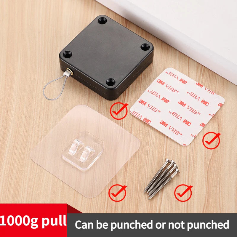 Open Door No More! Automatic Sticky Door Closer (Random Color)