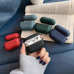 Silicone Breathable Braided Case Cover – Soft TPU Protective Charging Case (Random Color)