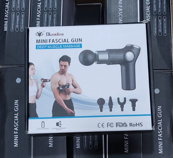 Gun massager lcd display Deep Tissue Percussion Massager  For Pain Relief Mini Massageer Gun (Random Color)