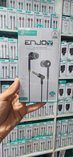 SOVO SH-15 Stereo Earphone Handsfree – High Quality Wired Earphones with Deep Bass, Clear Sound & Comfortable Fit for Calls & Music