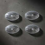 Indicator Cover For 125Cc Bikes Crystal White And Smog Color Pack Of 4 Pieces