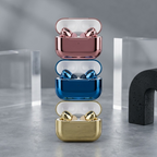 Premium AirPod Pro 2 Glossy Edition - Stylish Shining Wireless Earbuds with High-Fidelity Sound - Without Box - Random Color