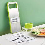 5in1 Vegetable Cutter | Multifunctional Stainless Steel Vegetable Cutter & Slicer | Kitchen Tool - 12 Inch
