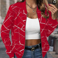 Ladies Lining Jacket Elegant Design Smooth Comfort Easy Wear Durable Stitching Lightweight (Only Jacket)