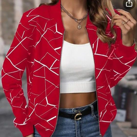 Ladies Lining Jacket Elegant Design Smooth Comfort Easy Wear Durable Stitching Lightweight (Only Jacket)