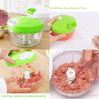 Speedy Chopper Multi-Use Turbo Cutter – Mini Handy Manual Vegetable & Fruit Chopper | Heavy-Duty (Random Color)