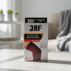 JAF Elasticated Knee Support Deluxe Knee Brace – Comfortable Compression Support (Pack of 1)