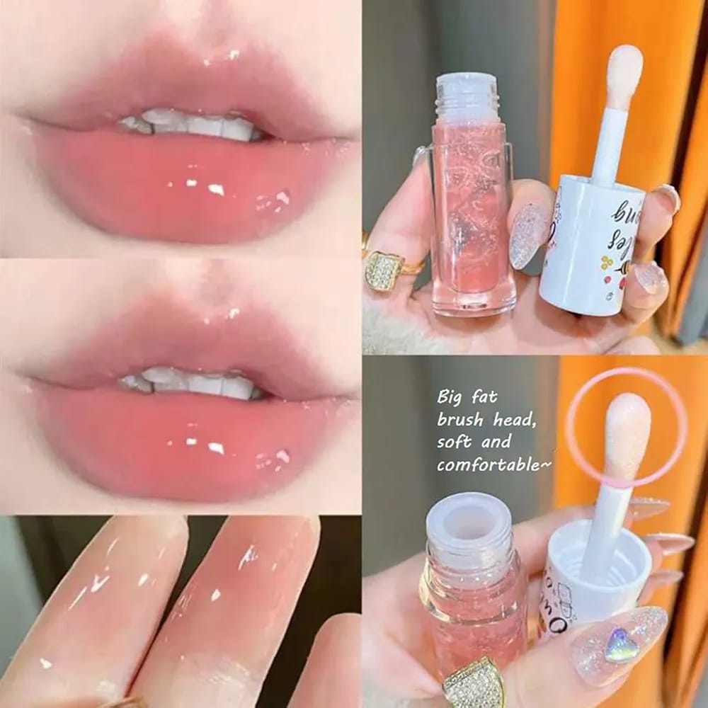 Big Brush Lip Oil – Hydrating Liquid Lip Gloss With Smooth Finish, Nourishing Formula In Beautiful Shades Of Pink For Soft And Glossy Lips