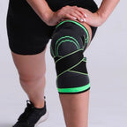 Knee Support Band For Pressure Weaving With 3D Weave Protection Against Injury Pressure Adjustable Knee Support For Men And Women (1 pc)