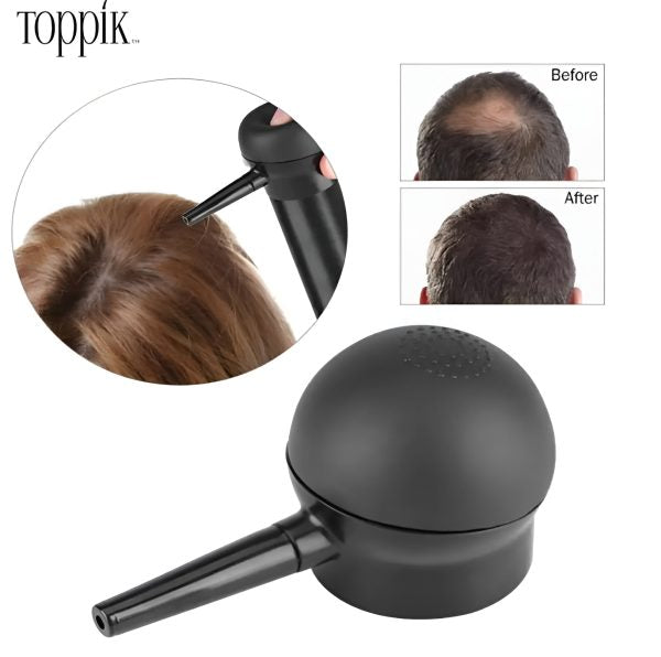 Toppik Hair Building Fiber | Pack of 3 Toppik Hair Fiber ( 27.5g ) + Applicator + Comb