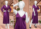 2 PCs Silk Splendor Satin Nightwear Set – Elegant & Comfortable Sleepwear SKU R-003 Free Size