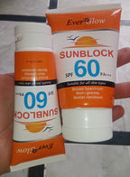 Ever Glow Whitening Sunblock SPF 60 – | Brightening & Broad Spectrum Protection | Sunblock