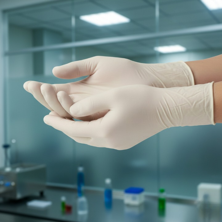 Star Sterile Latex Surgical Gloves Designed For Professional Use With Quality Latex Material And Sterile Packaging