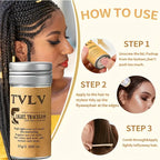 TVLV Hair Wax Stick Broken Hair Finishing Styling Stick for Broken Hair, Wigs, Edge Control - Styling Wax for Fly Away &amp; Edge Frizz Hair