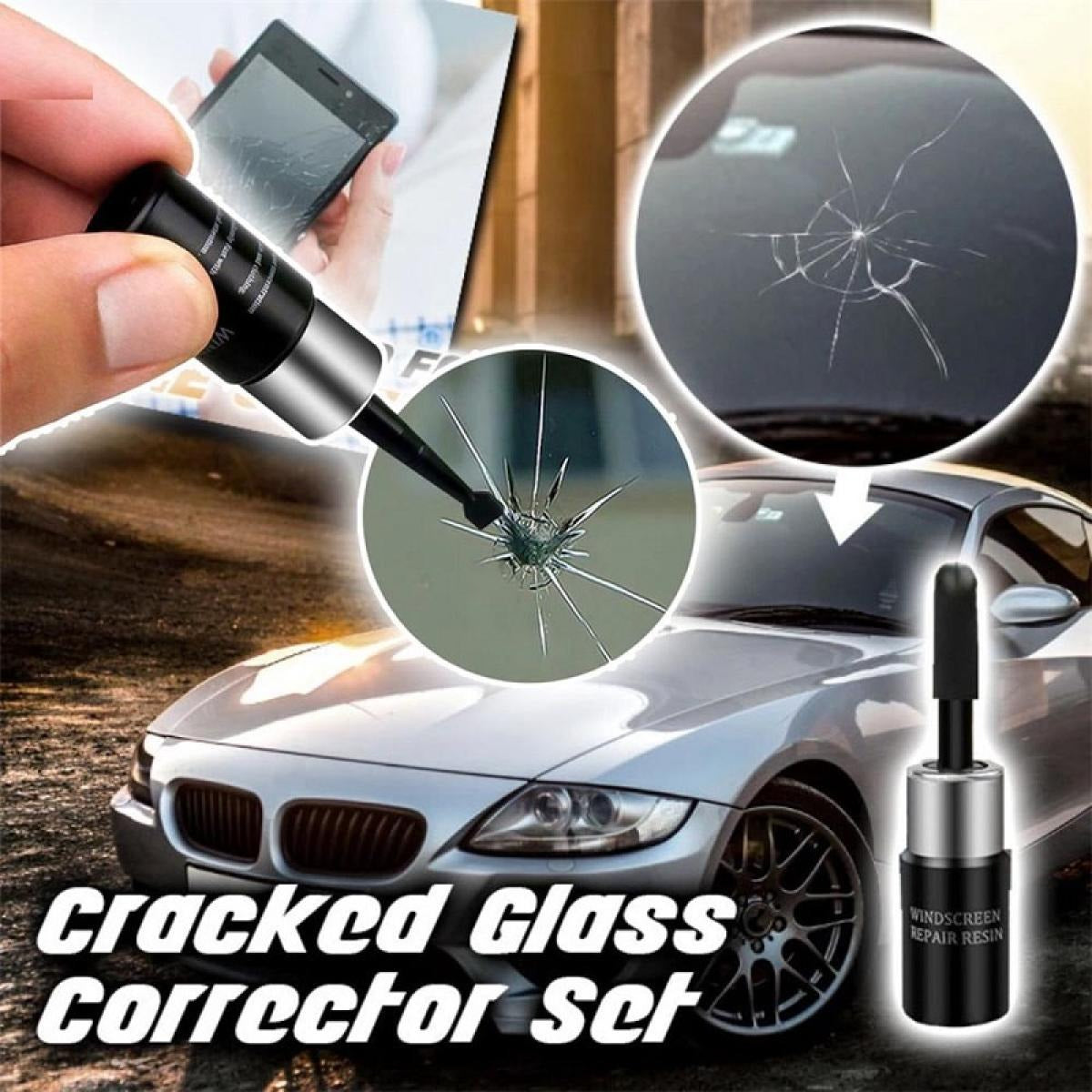 Glass Crack Nano Repair Fluid For Car Windshield Smooth Application Compact Design Perfect Choice For Vehicle Care - 3ML