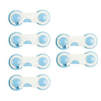 New 1pc Cabinet Door Drawers Refrigerator Locks Protection from Children Baby Safety Plastic Security Lock(random color)
