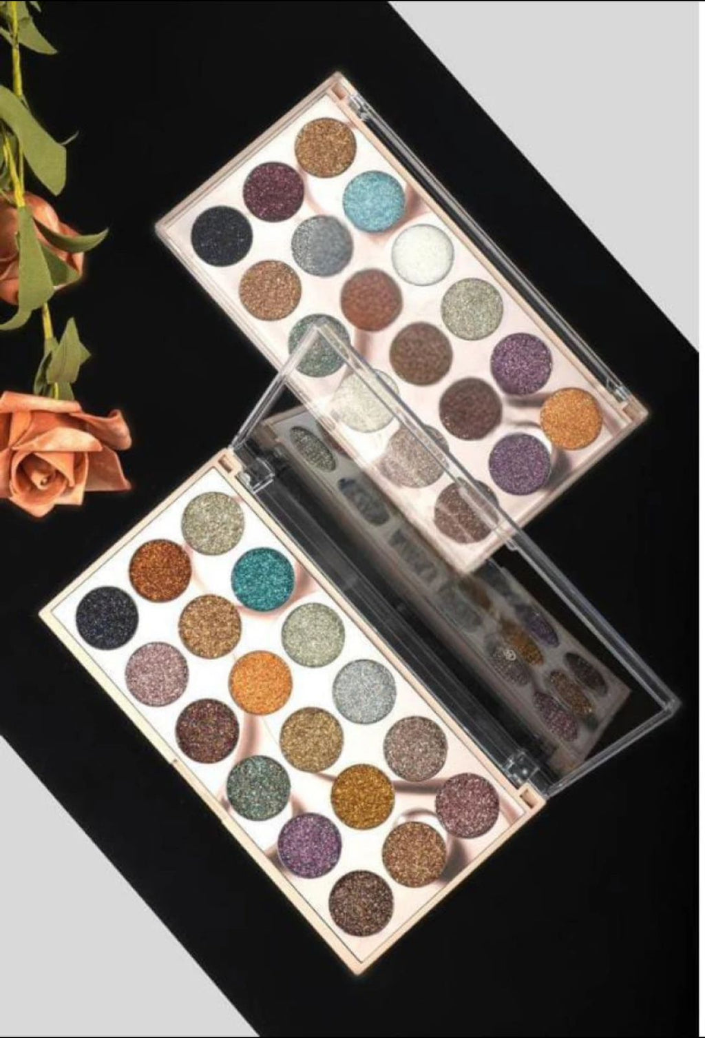 Mocallure Professional 18-Color Glitter Eyeshadow Palette – Bold, Shimmering Shades for Every Look