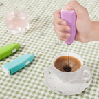 Multipurpose Electric Coffee Beater & Milk Frother | Handheld Mini Blender & Egg Whisk (Portable, Random Color)