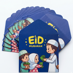 Eidi Envelope Pack of 8 – Premium Festive Cash Gift Envelopes for Eid