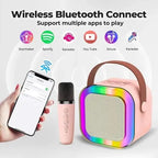 K12 Portable Speaker With Mic | Karaoke Microphone With Speaker | Portable Wireless Bluetooth Speaker