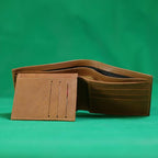 Leather Bifold Wallet With Extra Card Holder Insert For Convenient Storage And Classic Style