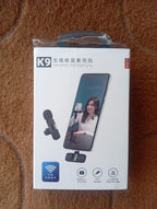 K9 Collar Wireless Microphone iPhone/Android & Type C Supported Wireless Microphone With ( i Phone Connector )