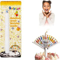 Flabellum Musical Birthday Candle – Rotating Flower Cake Candle with Music & Sparkling Flame Party Decoration
