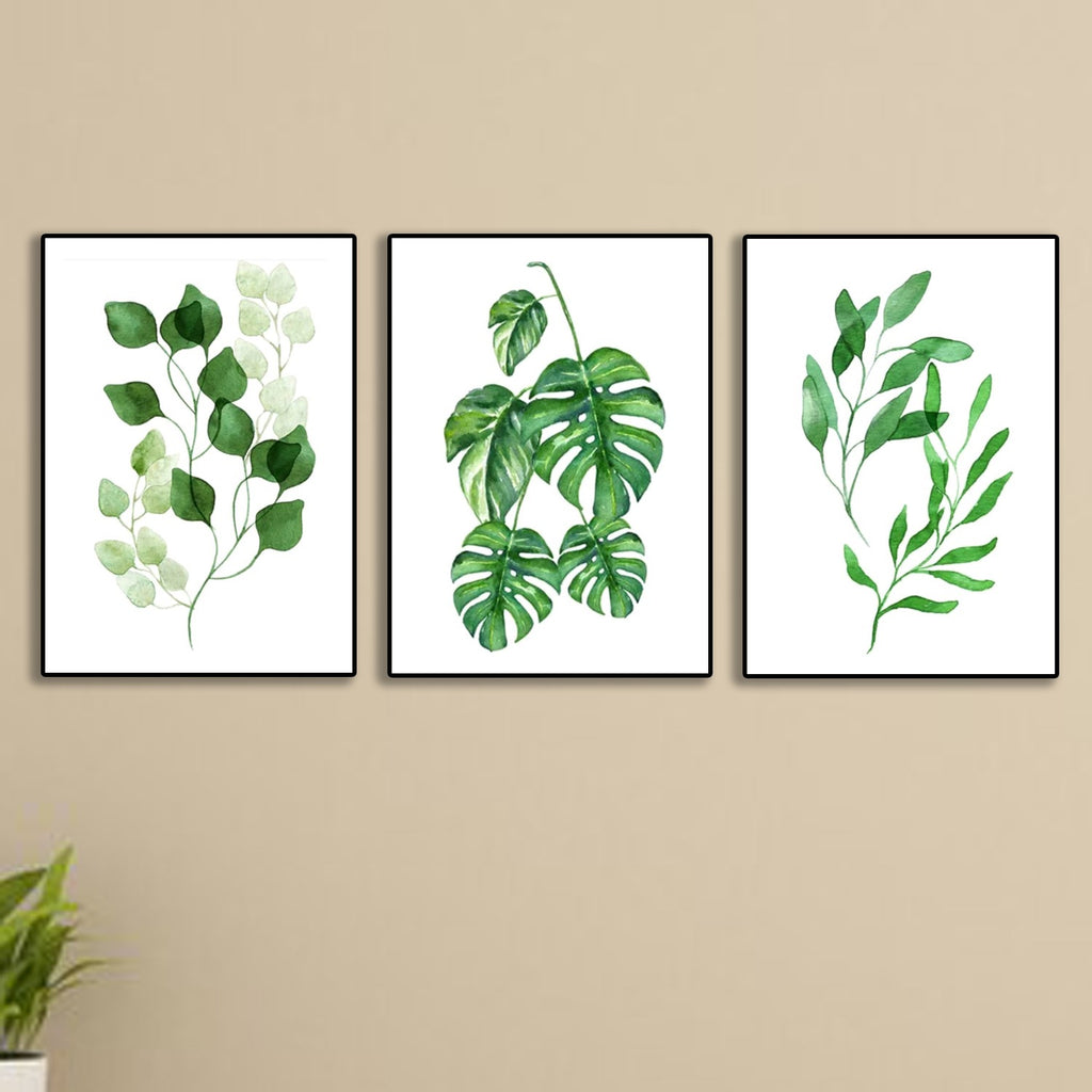 Set of 3 Premium Wall Art Photo Tiles – Modern Home Decor Sets 8x11