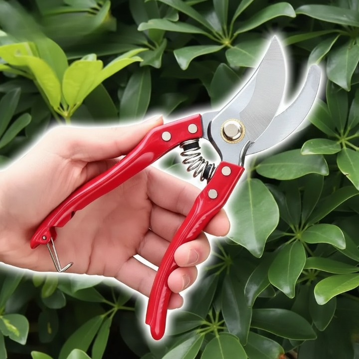 High Carbon Steel Pruning Shears Cutter – Stainless Steel Gardening Scissor for Plant & Branch Cutting
