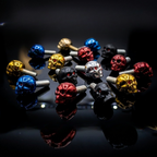 Skull Bolt Decorative Fastener – Metal Khopri Design Dumchi Bolt China