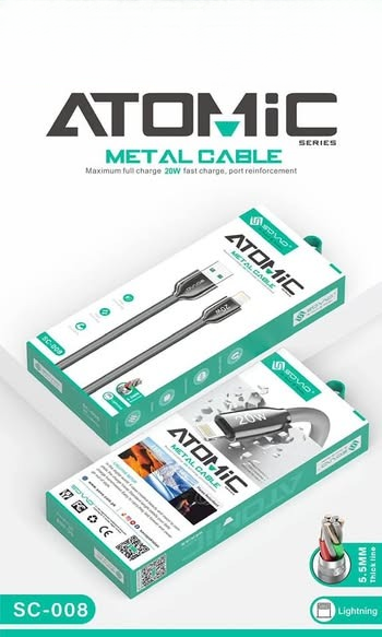 Atomic Fast Charging USB Cable – High Quality Durable Data Cable
