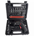 Portable Electric Screwdriver 47 in 1 Rotated 90 Degrees Rechargeable Screwdriver