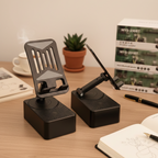 3-in-1 Rotating Foldable Mobile Phone Stand with Built-in Bluetooth Speaker – Adjustable Desktop Holder for Smartphones