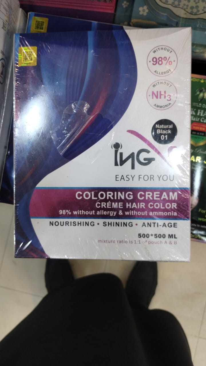 IMG Easy For You | Professional Coloring Cream Set (A & B)