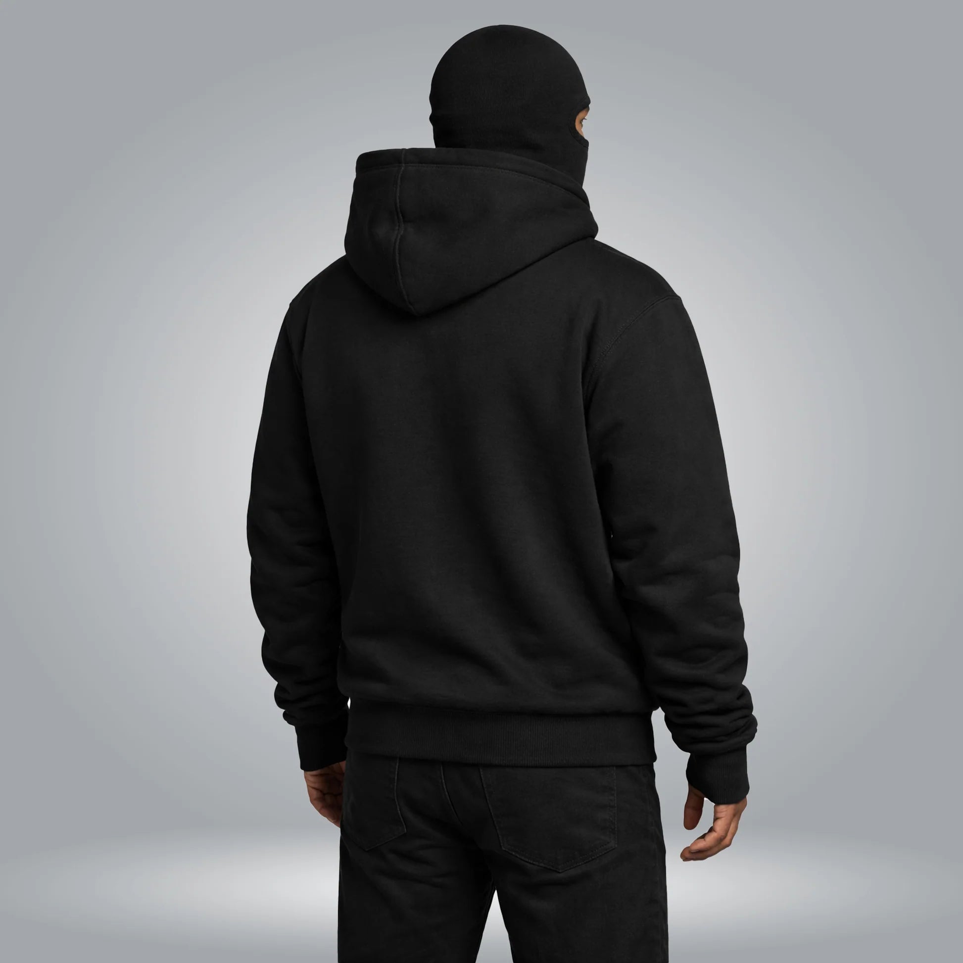 Balaclava Ninja Zipper Hoodie Jacket For Men – Comfy Fashion